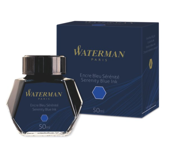 Bottle ink blue