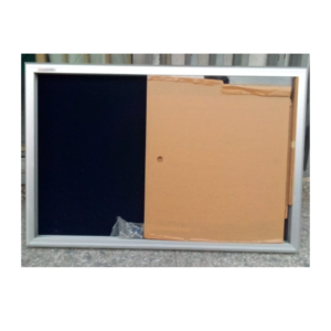 Cork/Bulletin Board with a sliding glass 60 x 90